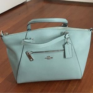 Light blue Coach New York purse